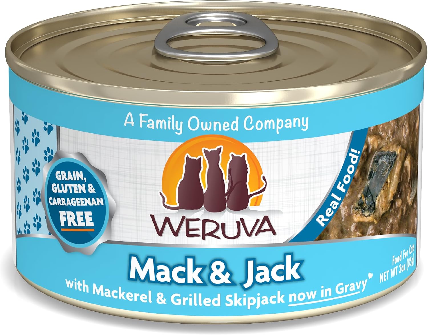Weruva Classic Cat Food, Paw Lickin’ Chicken with Chicken Breast in Gravy, 3oz Can (Pack of 24)