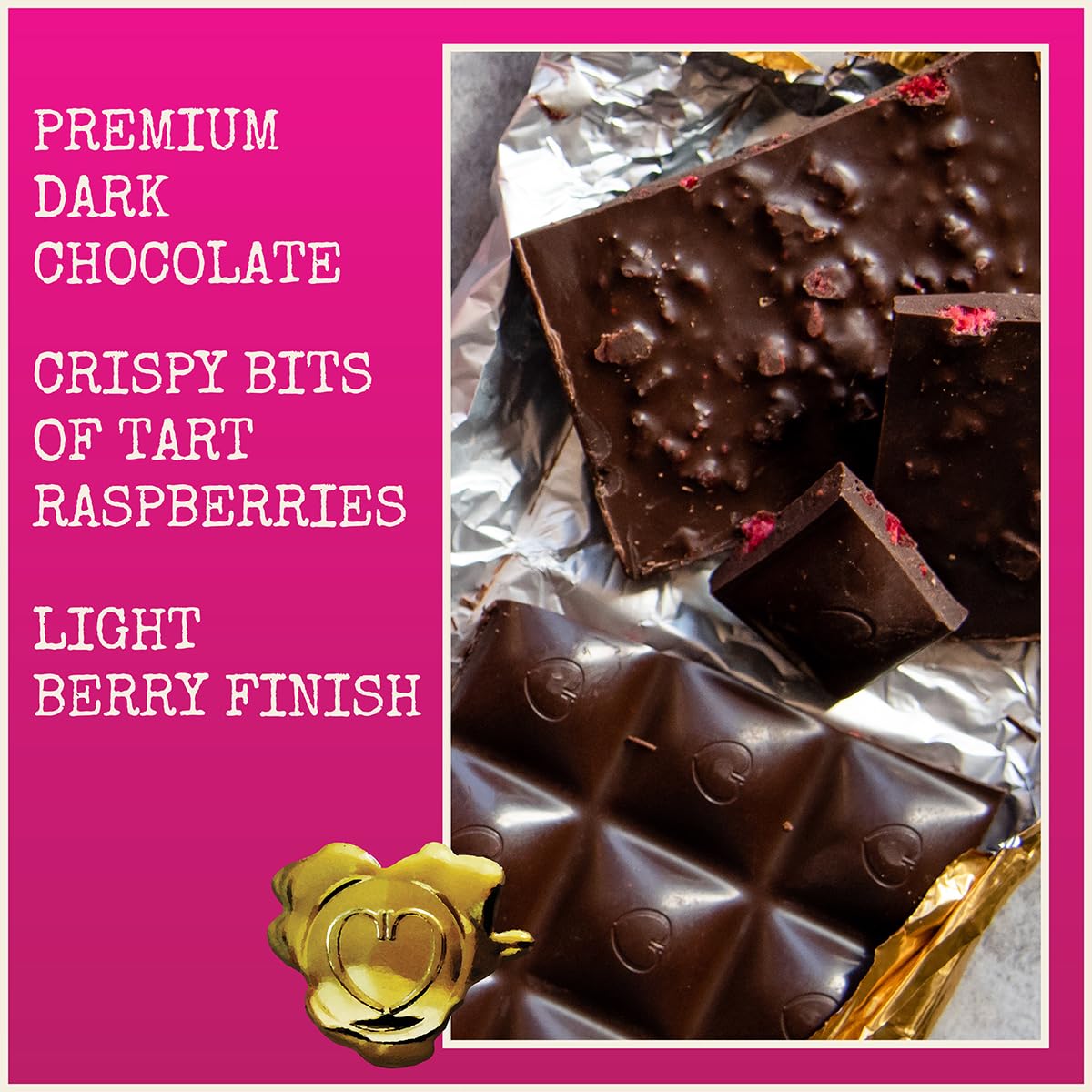Chocolove Cherry & Almonds Dark Chocolate Bars | 55% Cocoa | Infused with Real Cherries & Crunchy Almonds | Crafted with Premium Chocolate | 3.2 oz Bar (12 Pack)