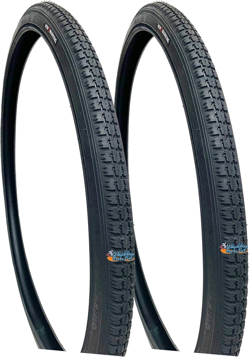 24 X 1 3/8" (37-540m) Pneumatic TIRE, Black Non-Marking. Price is for a Set of 2 Tires
