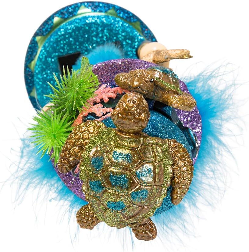 Kurt Adler Hollywood Nutcracker with Sea Turtle Hat, 11-Inch