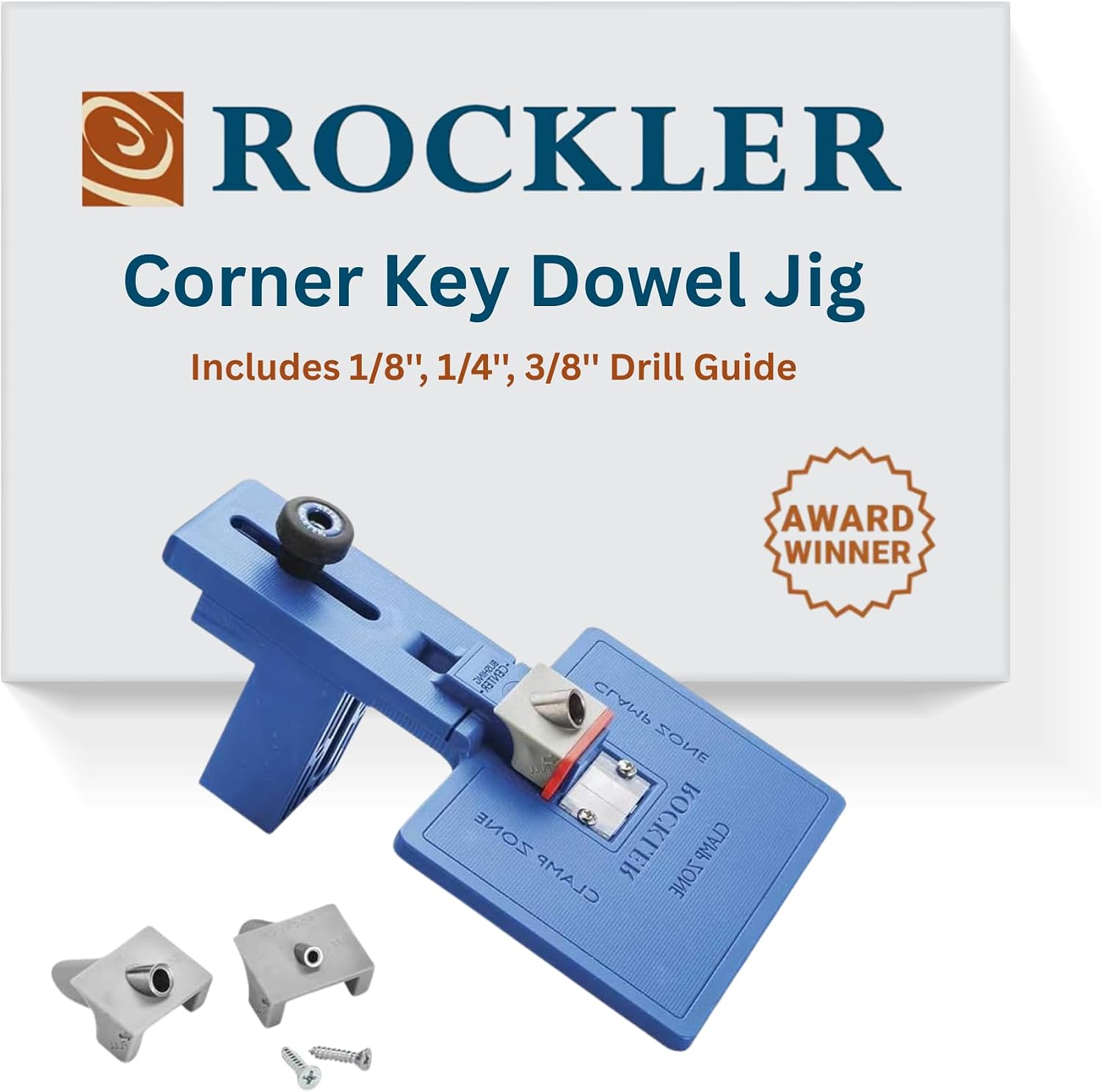 Rockler Corner Key Dowel Jig for Decorative Mitered Joints