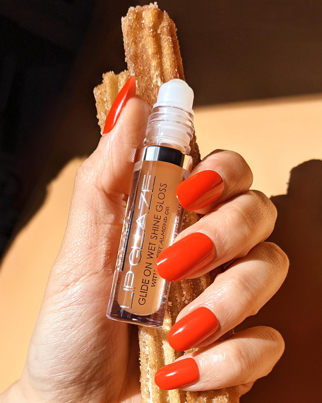 MODE Lip Glaze Cotton Candy Flavored Lip Gloss, Hydrating Sheer Wet Shine, Skincare Fruit Oils