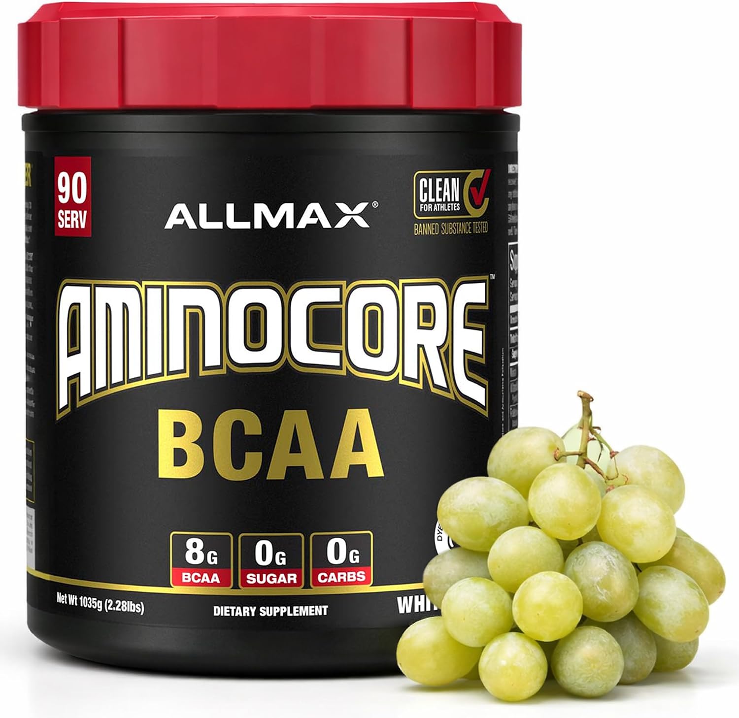 ALLMAX AMINOCORE BCAA Powder, Watermelon, 90 Servings, 1035 g