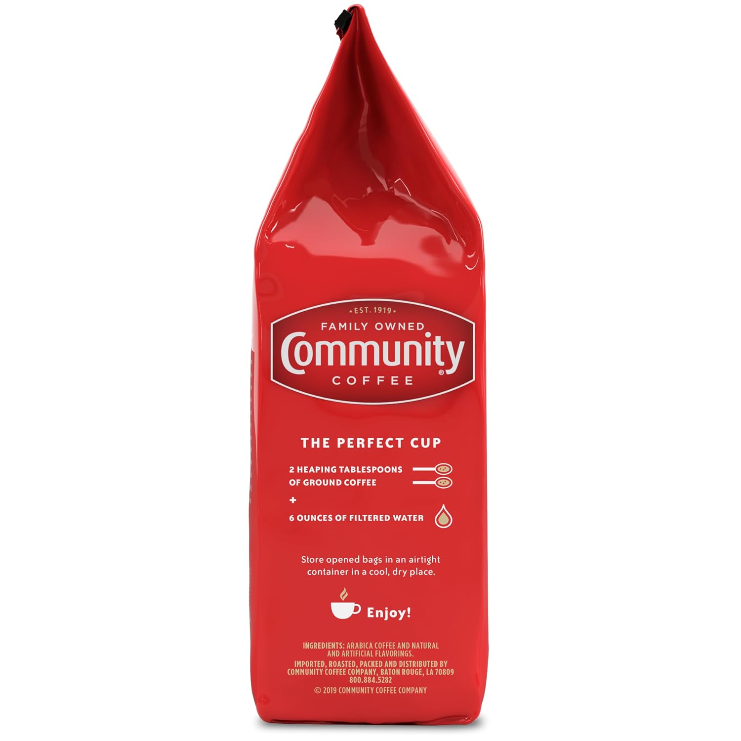 Community Coffee Caramel Cookie Butter Flavored 12 Ounces, Medium Roast Ground Coffee, 12 Ounce Bag (Pack of 1)