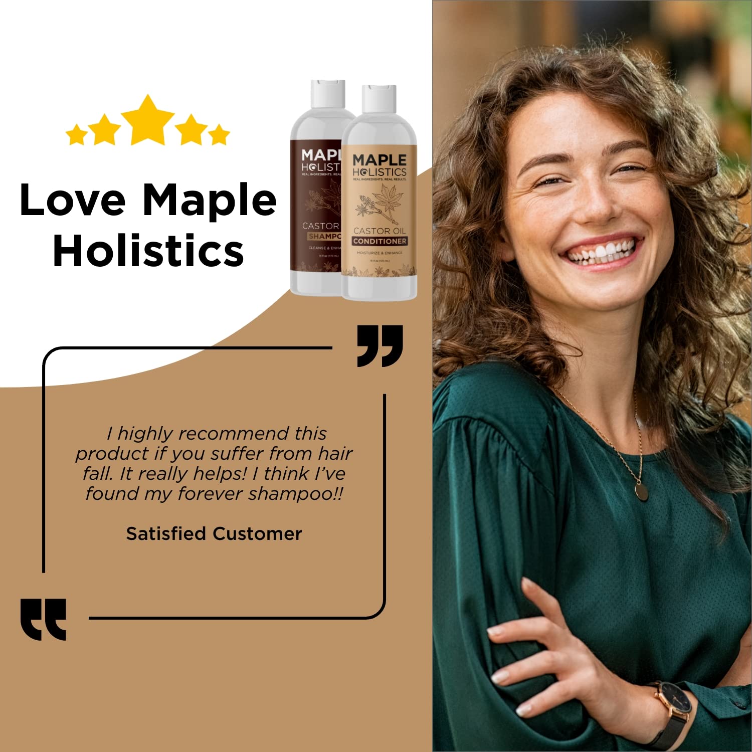 Sulfate Free Shampoo and Conditioner Set - Tea Tree Sage and Rosemary Shampoo and Conditioner for Dry Flaky Scalp Care - Deep Cleansing Color Safe Shampoo and Conditioner for Damaged Dry Hair Care