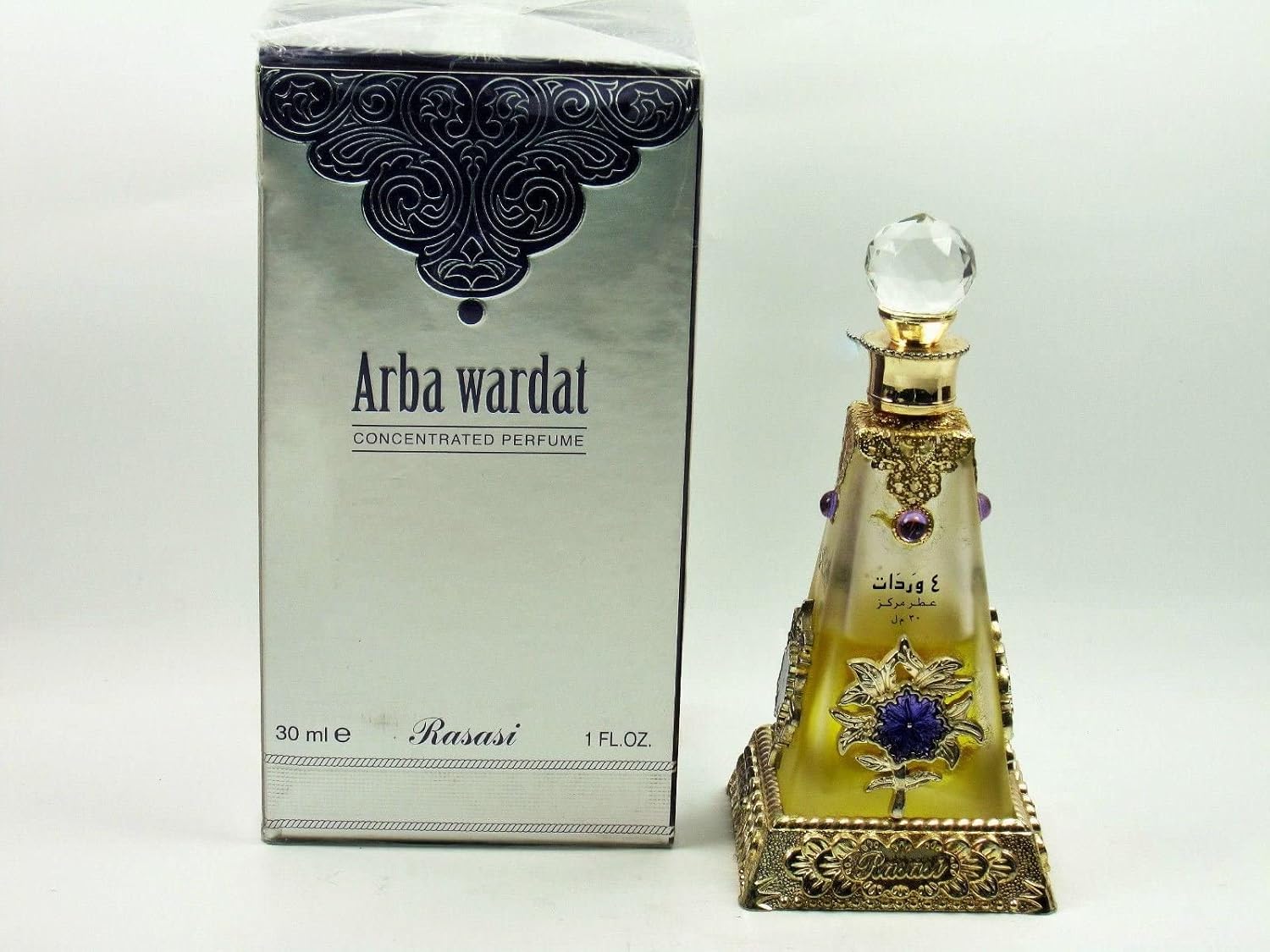 RASASI Arba Wardat Arabian Perfume Oils For Women & Men, 30ml (1.0 Oz) – Long Lasting Concentrated Perfume Oil