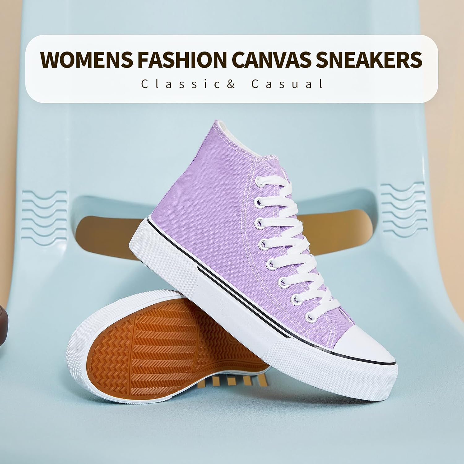 hash bubbie High Top Canvas Sneakers Fashion Walking Shoes