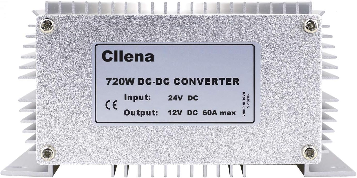 DC 24V to 12V 40A 480W Buck Transformer Waterproof Step-Down Voltage Converter Regulator