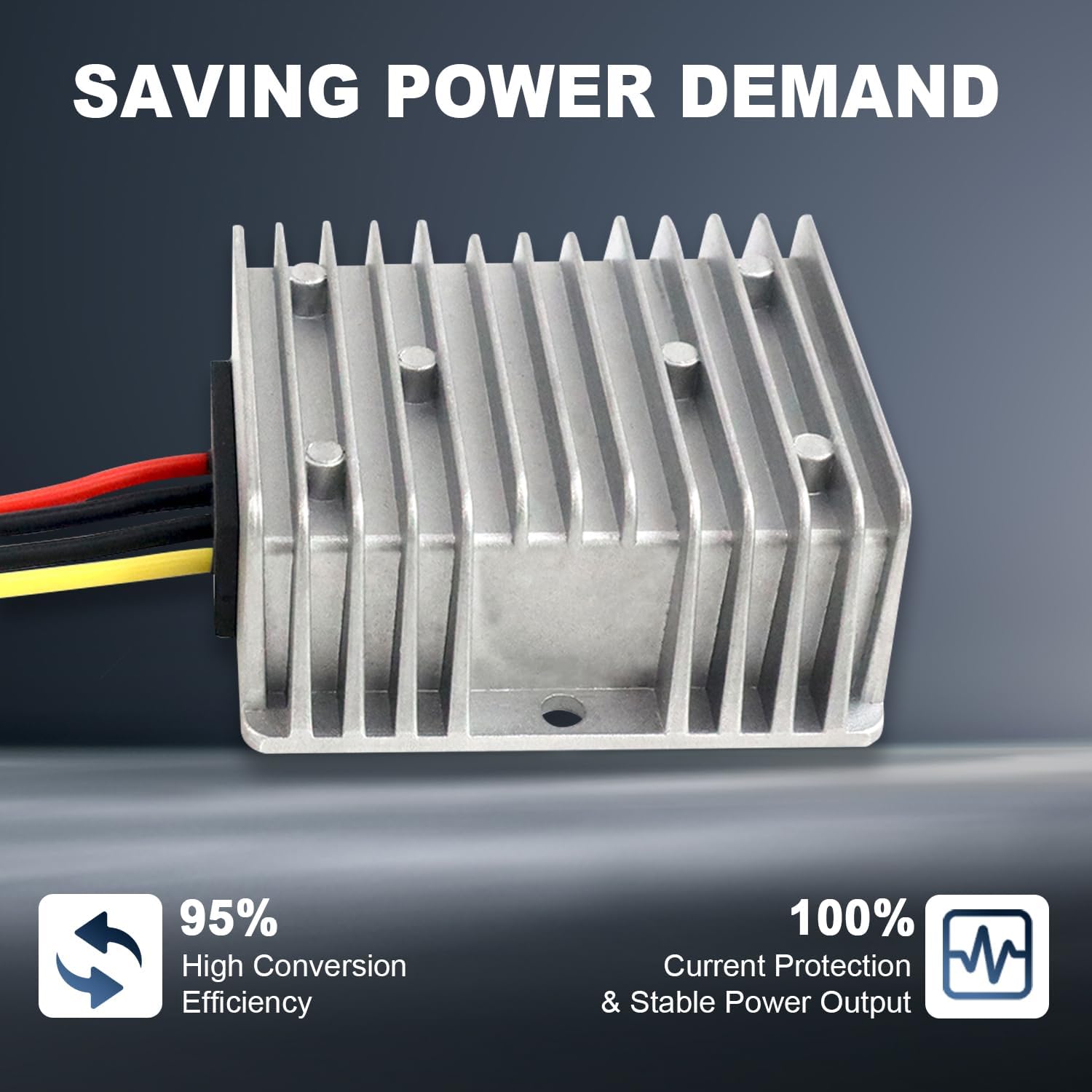 DC 8-36V to 12V Boost Buck Converter, 6A 72W Voltage Regulator DC Step Up Step Down Power Supply Module for Car Truck RV Automotive Electronics LED Driver