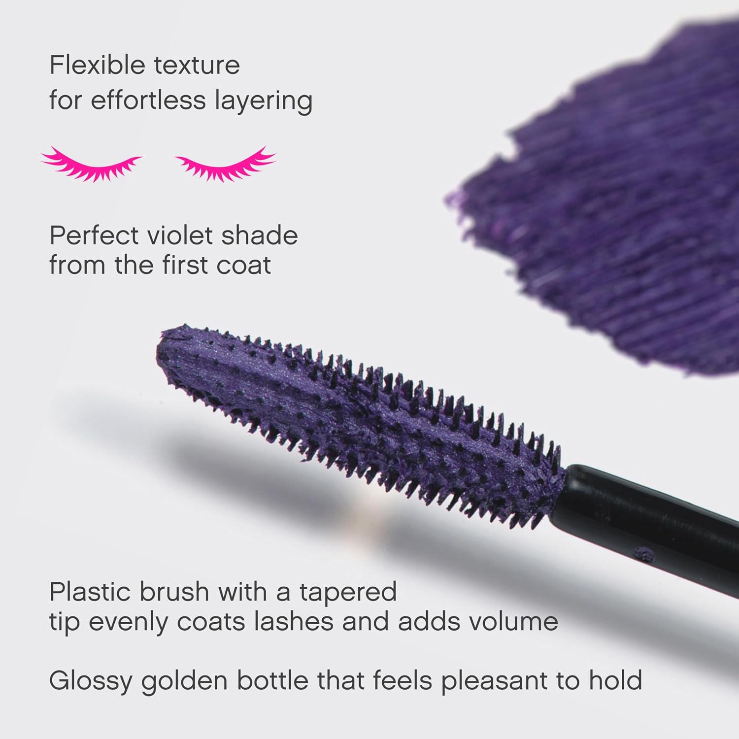 Vivienne Sabó Cabaret Premiere Black Mascara, Volume and Length, Defining, Curling, No Flaking, No Clumping, Smudge Proof, Washable, Cruelty-Free, Made in Europe, (01 Black), 0.3 Fl Oz, 1 Pack