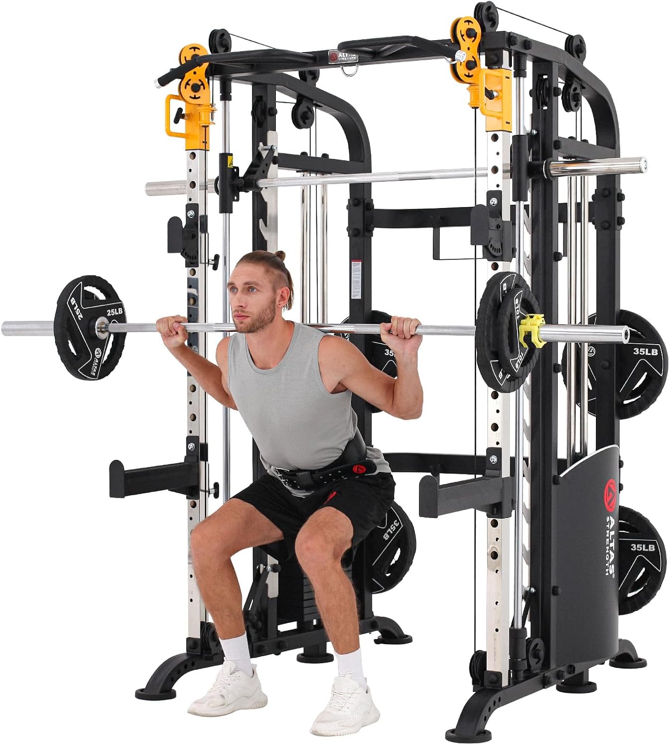 Altas Strength M810 Smith Machine Home Gym with Dual Weight Stacks