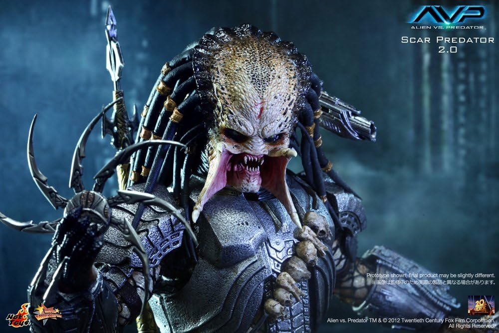 Sideshow Scar Predator Alien vs Predator Sixth Scale Figure by