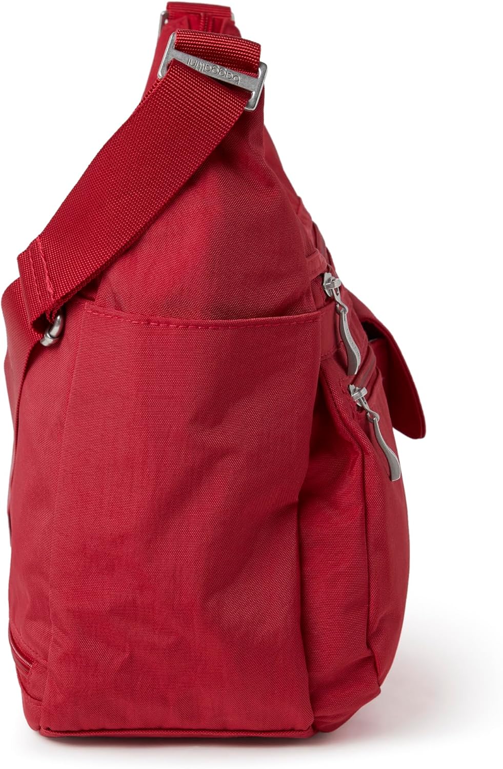 Baggallini womens Everywhere Bagg Crossbody Women 11x9 Lightweight Nylon Hobo Water-resistant Travel Bag W/Rfid