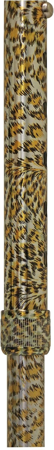 PCP Adjustable Cane, Offset Handle, Foam Grip, Wrist Strap, Lightweight Aluminum, Hunter Camouflage Pattern