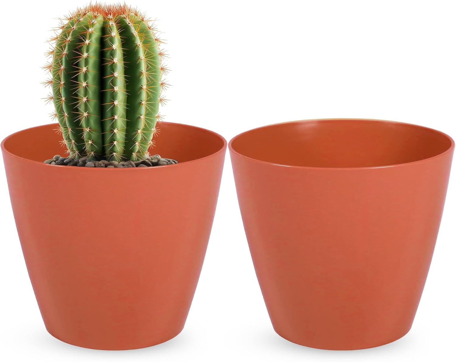 Home & Garden PIM01280 Charlevoix Durares Planter, 10" - Tango