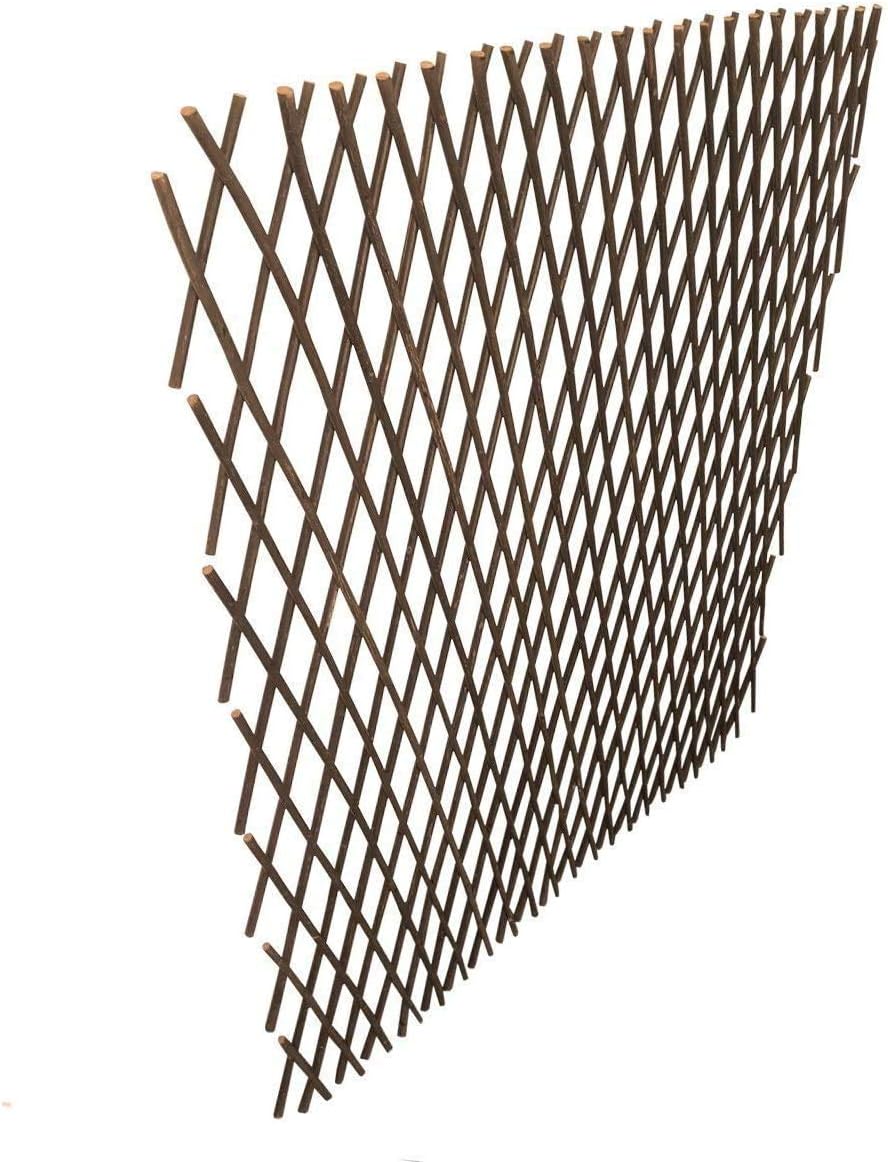 Sumery Nature Willow Trellis Expandable Plant Support Plant Climbing Lattices Trellis Willow Expandable Trellis Fence for Climbing Plants Support