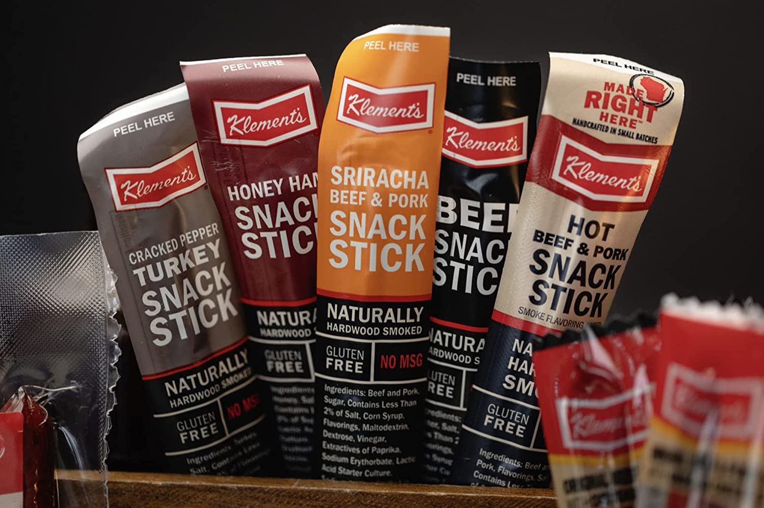 Jerky.com 26pc Meat Sticks Variety Pack - Birthday Gifts for Men - Beef Jerky Gifts for Men - Low Sugar & High Protein - Gluten Free & Keto Meat Sticks - Pork, Turkey, Ham Beef Jerky Sticks & Cheese Sticks