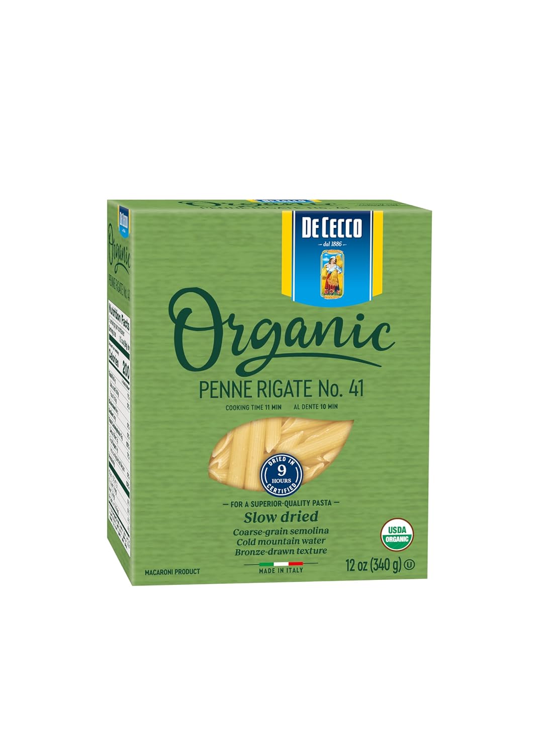 De Cecco Bucatini No. 15 Pasta, 16 Oz | Authentic, Slow Dried, Made with Semolina and Durum Wheat, Versatile Pasta for Sauces & Recipes, Made in Italy