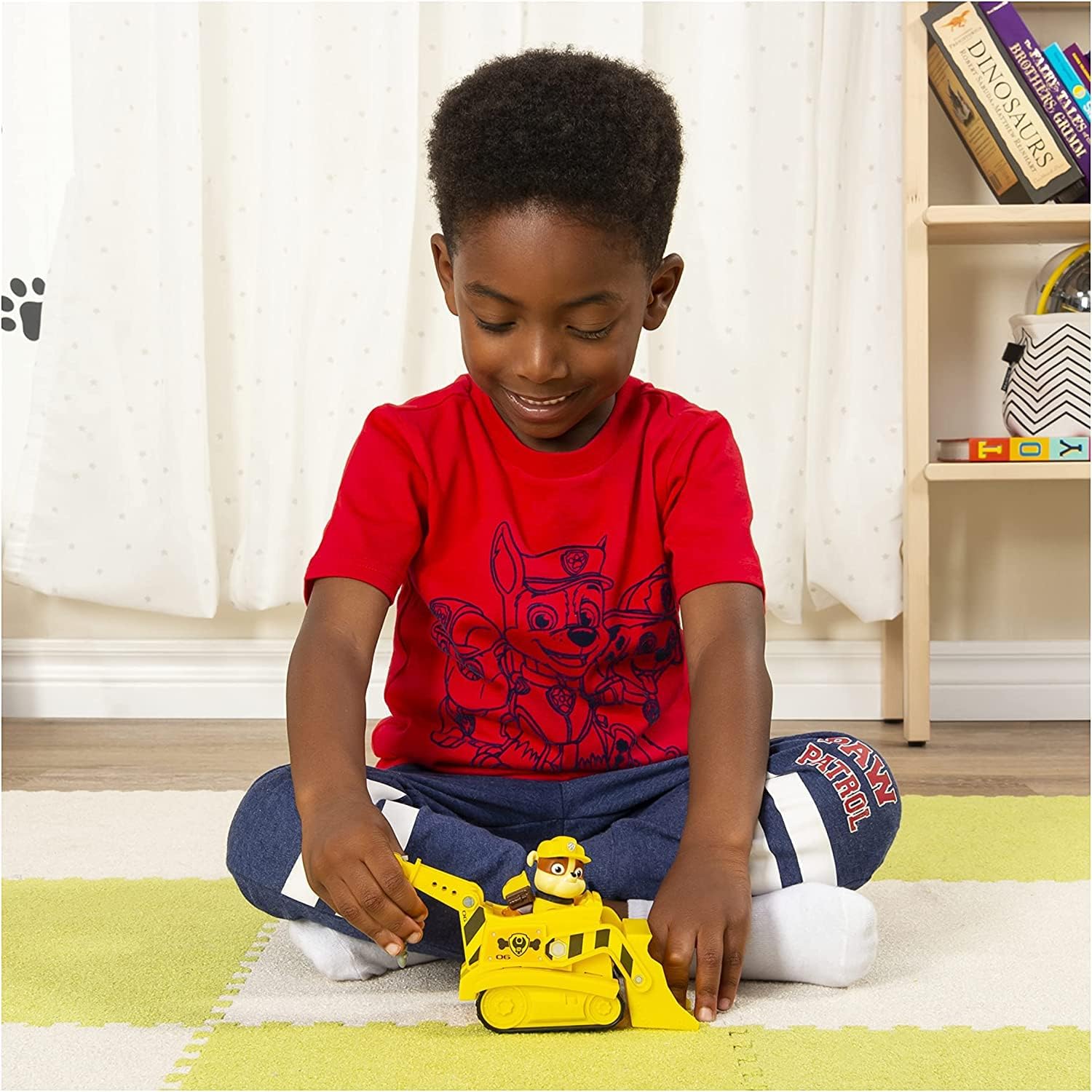 Paw Patrol - Rubble’s Diggin’ Bulldozer - Figure & Vehicle