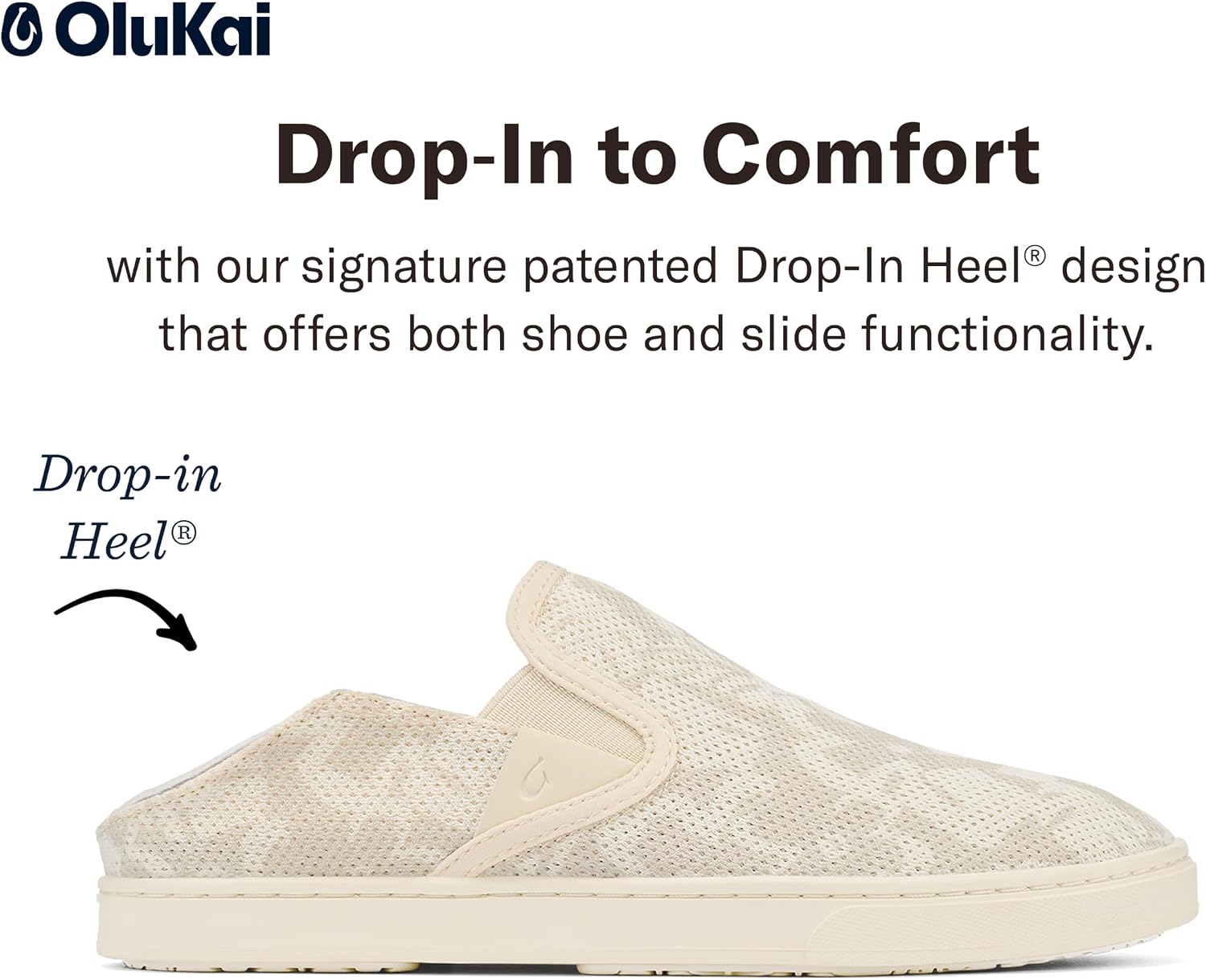 OluKai Pehuea Women's Slip On Sneakers, Casual Everyday Shoes