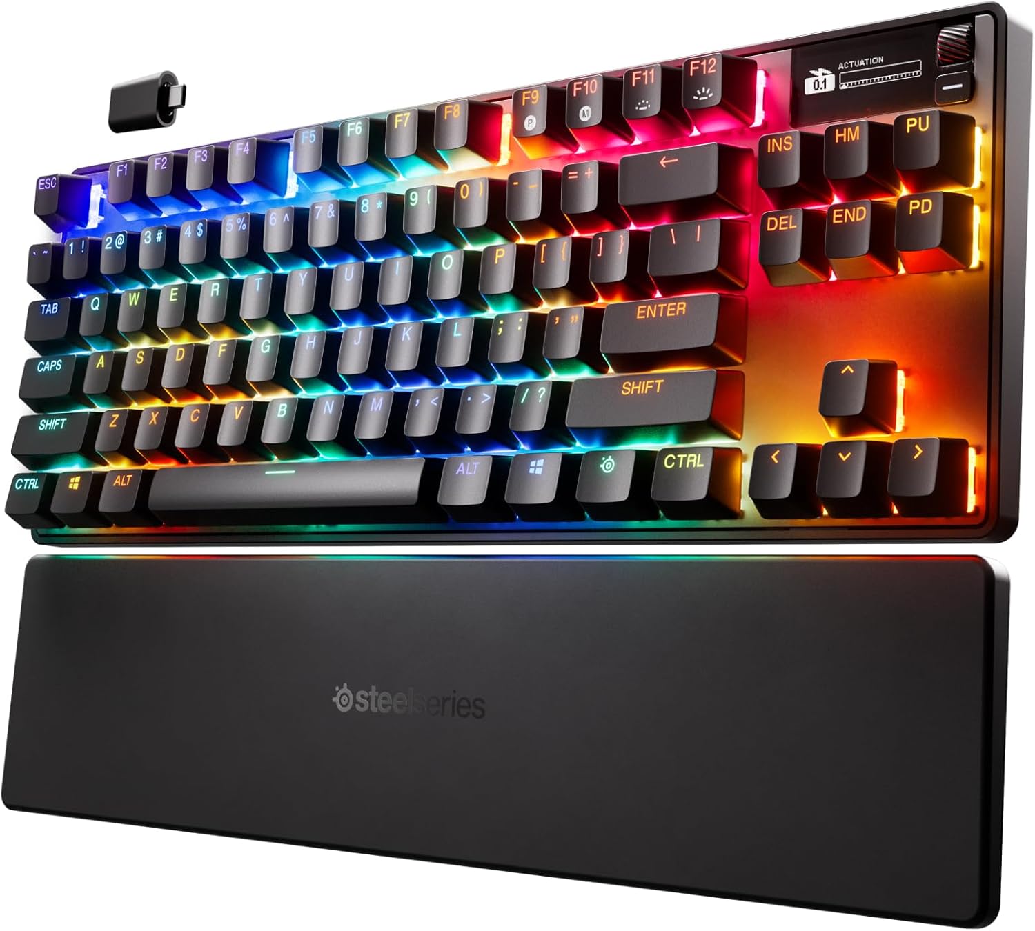 SteelSeries Apex Pro TKL Wireless Gen 3 OmniPoint 3.0 HyperMagnetic Switches — Adjustable Actuation — Rapid Trigger — Rapid Tap/SOCD — Dual