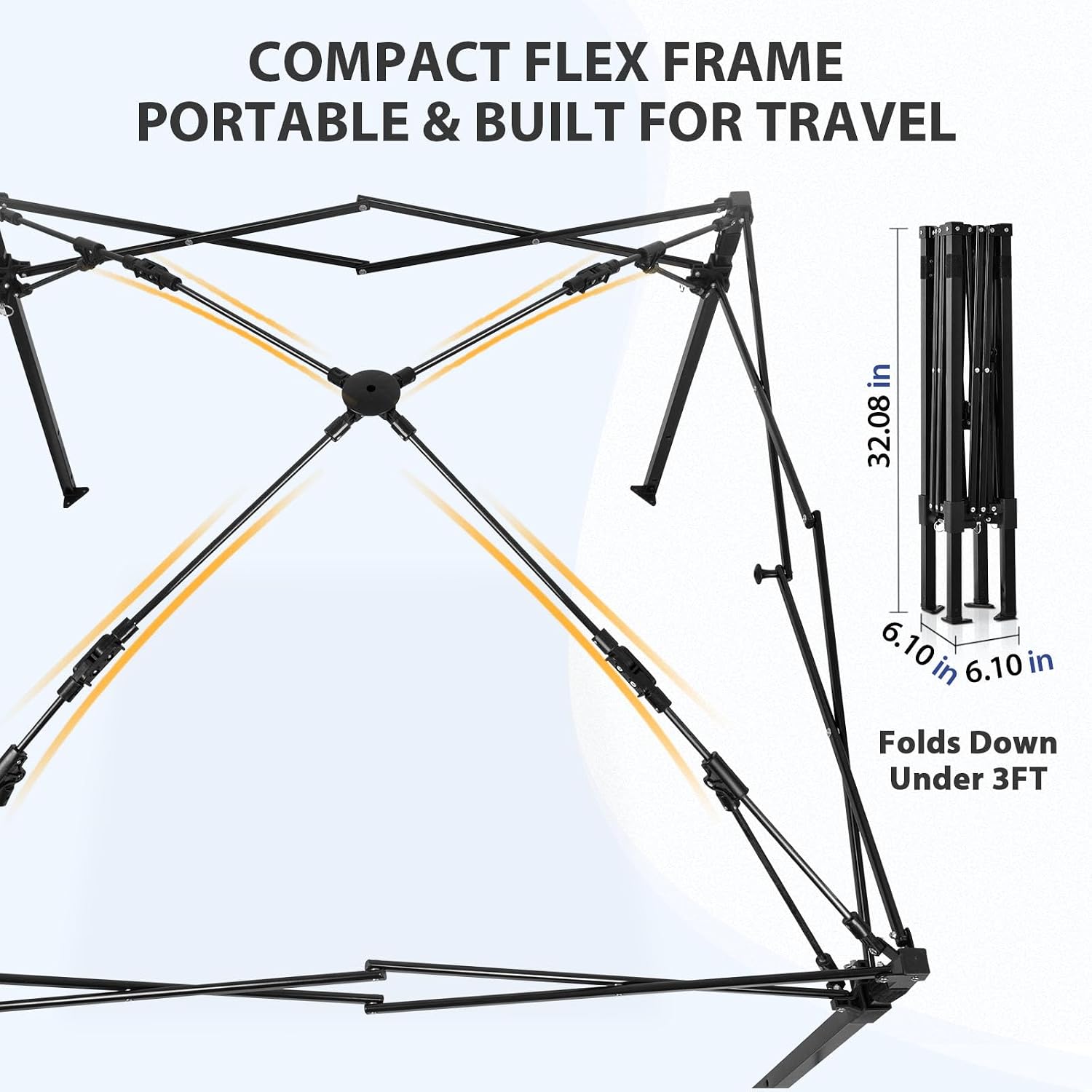 EAGLE PEAK 4x4 Pop Up Changing Tent, Outdoor Changing Room, Gray/White