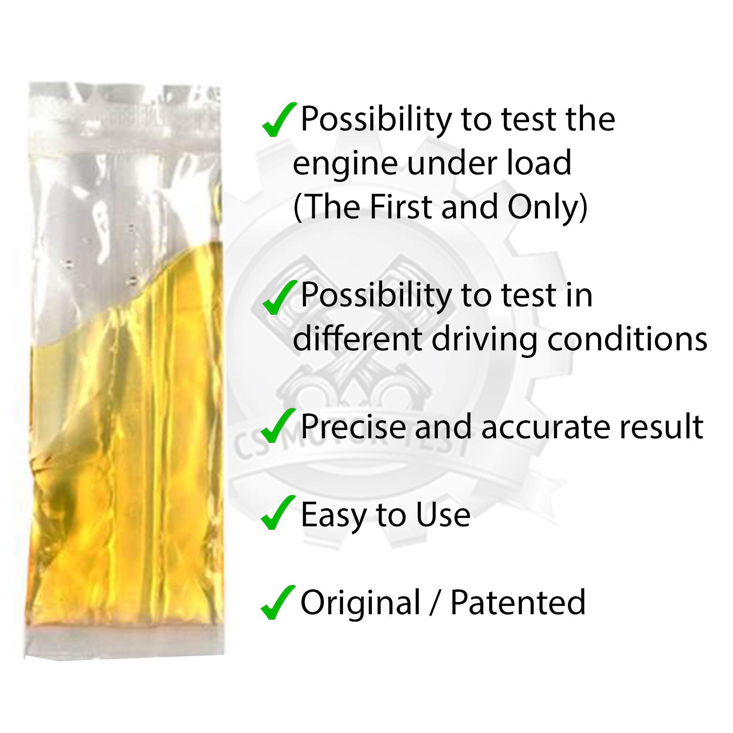 CS Engine Combustion REAL-TIME Leak Tester - Cylinder Head Gasket CO2 Head Tester - Test While Driving - Petrol Diesel Gas - Engine Under Load Head