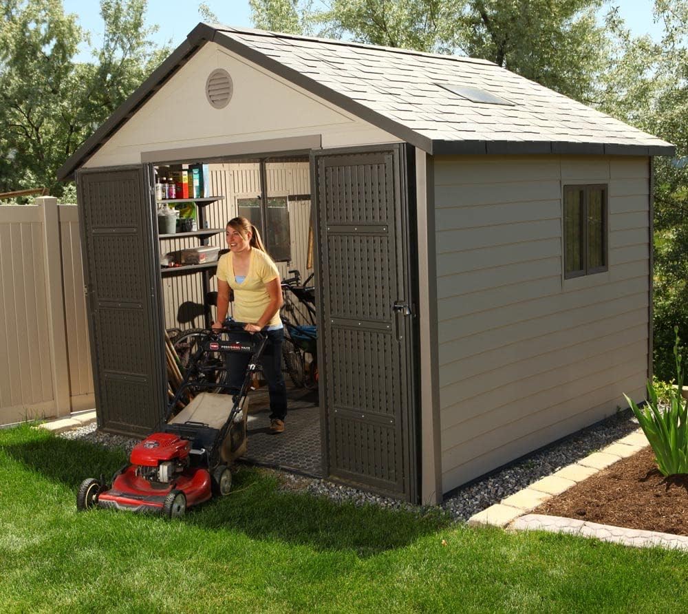 Lifetime 6415 Outdoor Storage Shed, 11 by 13.5 Feet