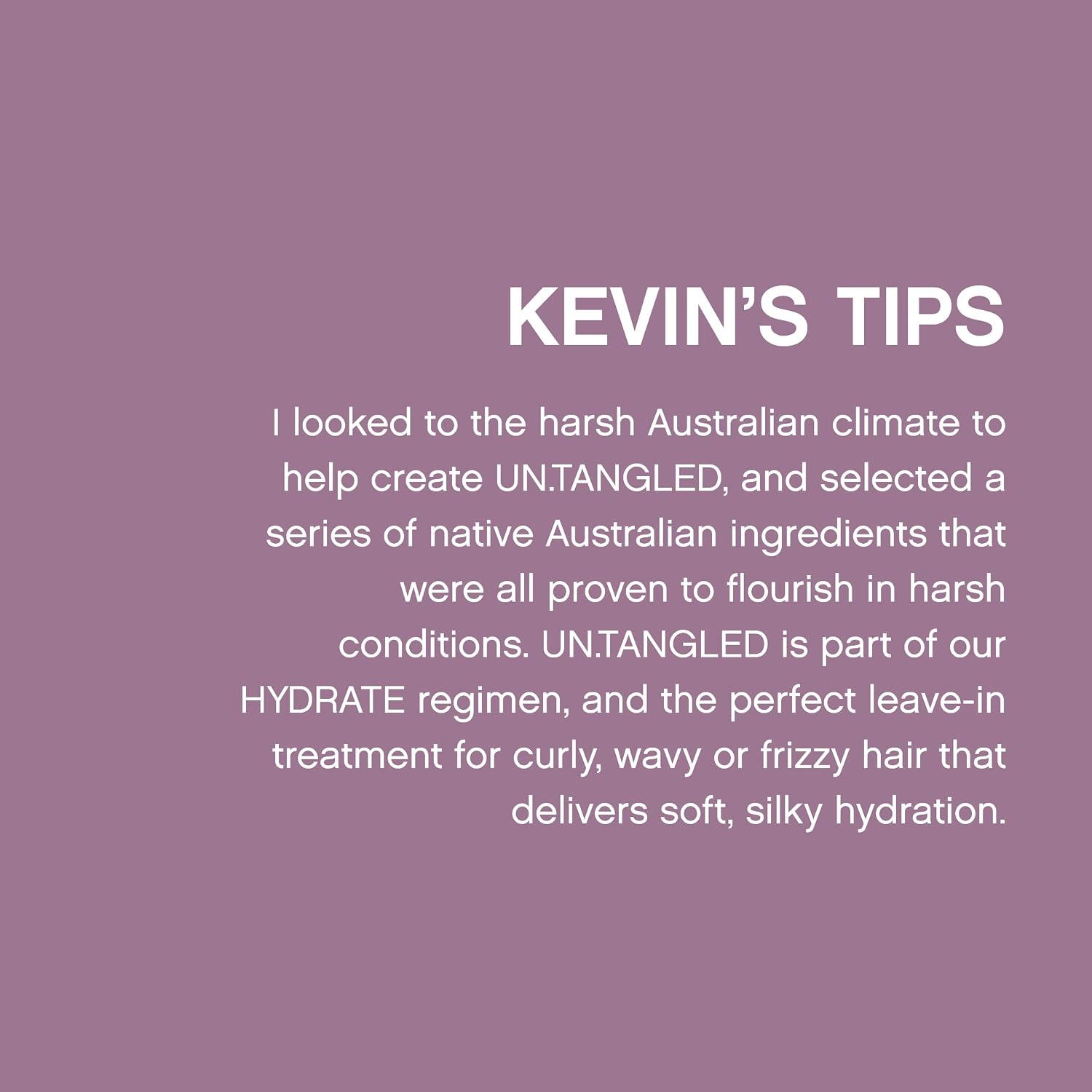 KEVIN.MURPHY UN.TANGLED - Hair Detangler Leave-In Conditioner Spray - For All Hair Types - With Australian Fruit Extracts - 150 mL / 5.1 fl oz