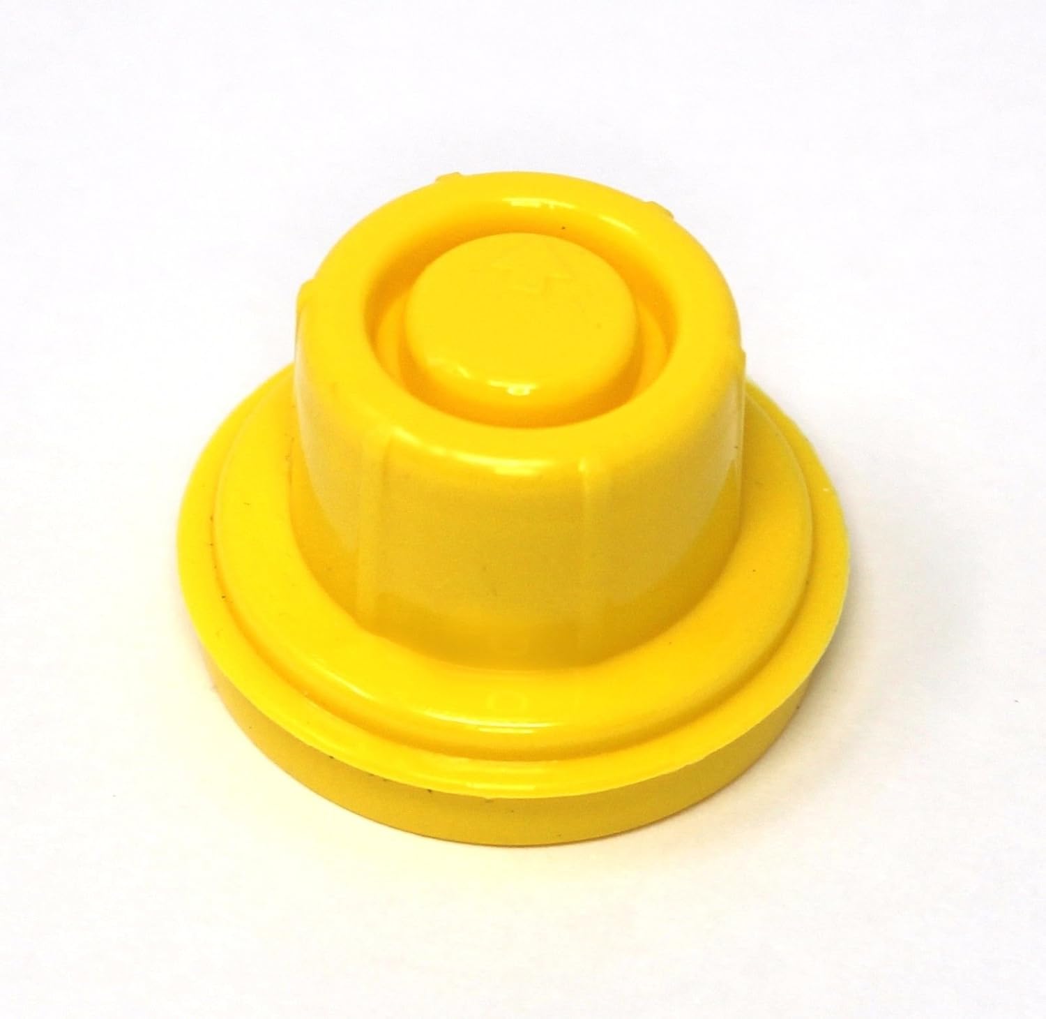 10 Pack Replacement YELLOW SPOUT CAPS Top Hat Style fits # 900302 900092 BLITZ Gas Can Spout Cap fits self venting gas can Aftermarket (SPOUTS NOT