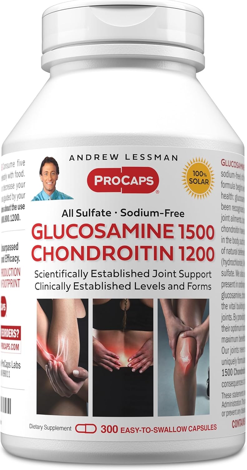 ANDREW LESSMAN Glucosamine 1500 Chondroitin 1200-75 Capsules