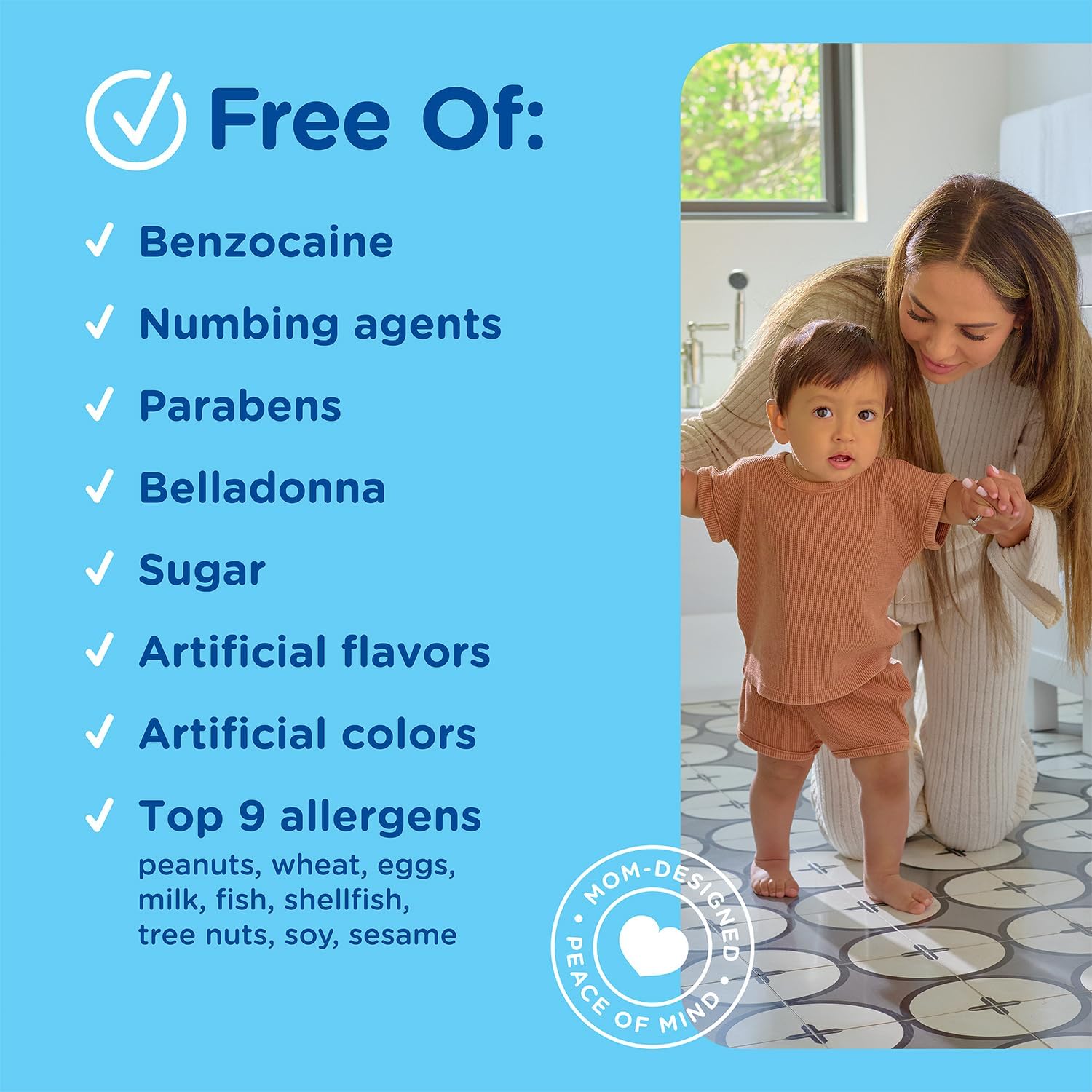 Mommy's Bliss Organic Little Gums Soothing Massage Gel Day and Night Combo, Great for Teething Babies, Age 2 Months+, Sugar Free, Mild & Sweet Flavor