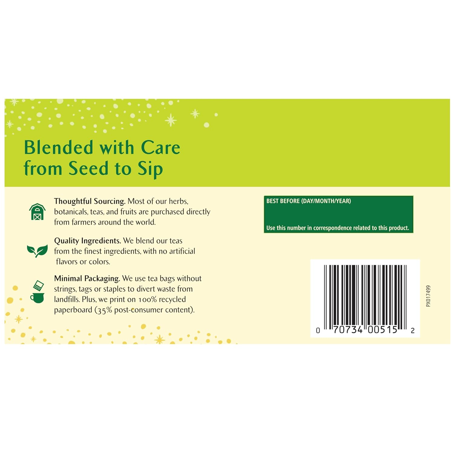 Celestial Seasonings Authentic Green Tea 40 Count