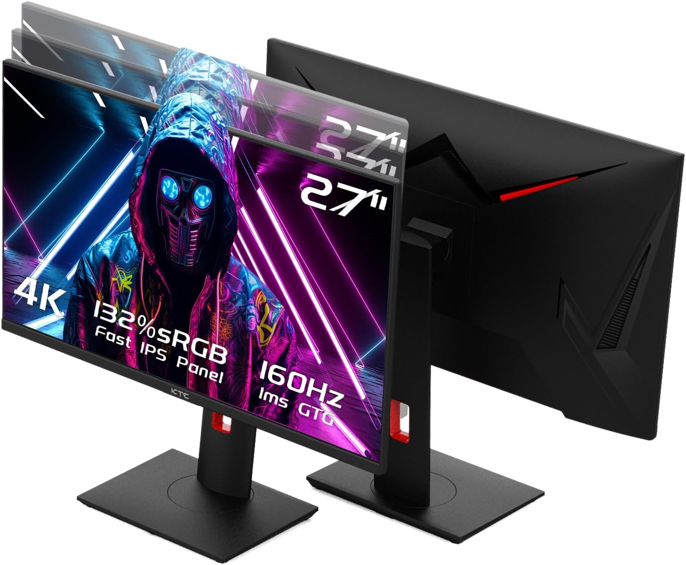 KTC 24.5 Inch Gaming Monitor, 180Hz OC 200Hz Monitor FHD, Fast IPS, H25T7 | 1080P Monitors 1ms, 128% sRGB HDR10, Adaptive Sync, HDMI DP, VESA Tilt Adjustable for Xbox PS5 Switch, HDMI Cable Inc.