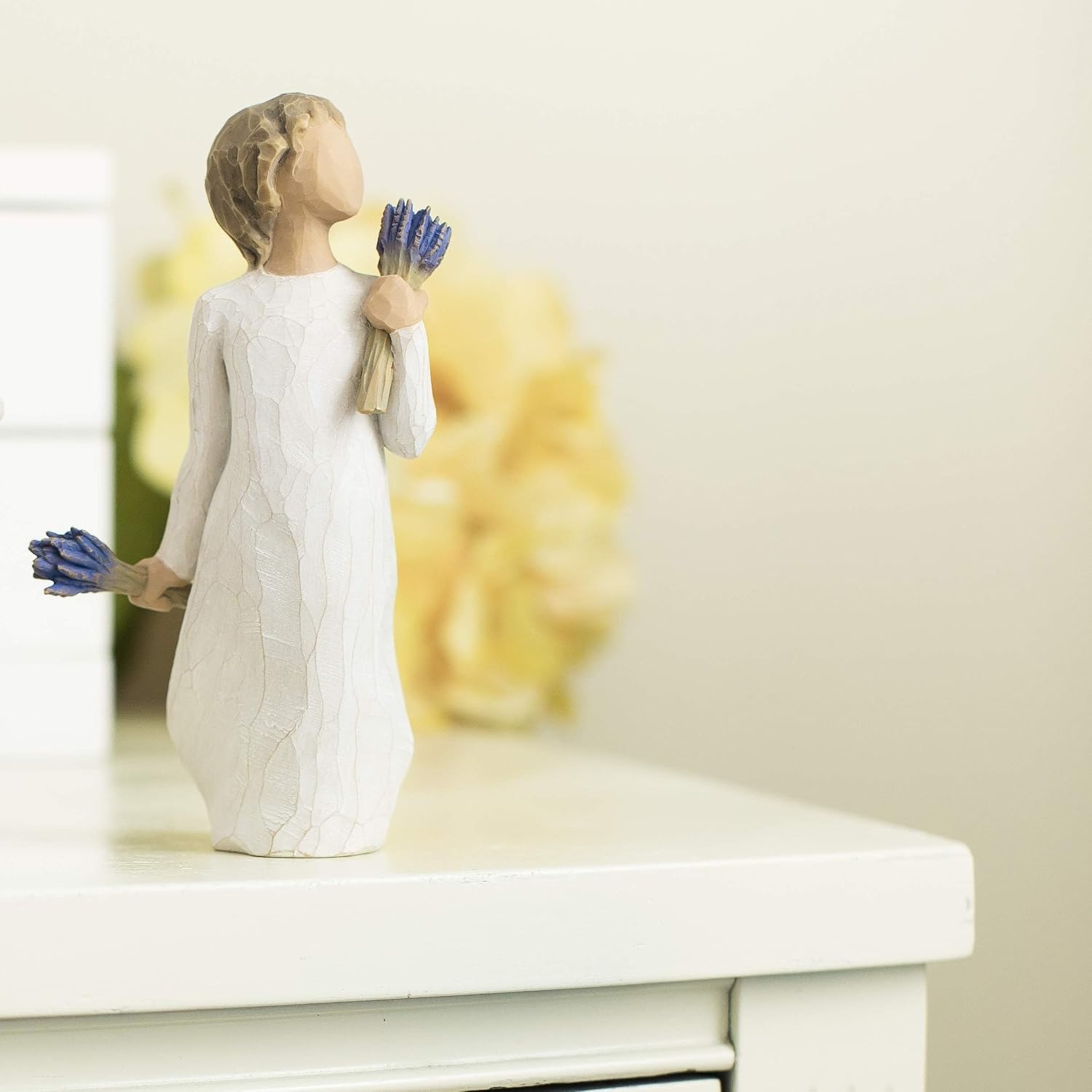 Willow Tree Lavender Grace, Sculpted Hand-Painted Figure | Cast from a Susan Lordi Original Carving, Thoughtful Keepsake Gift for Loved Ones, Celebrations and Moments of Comfort