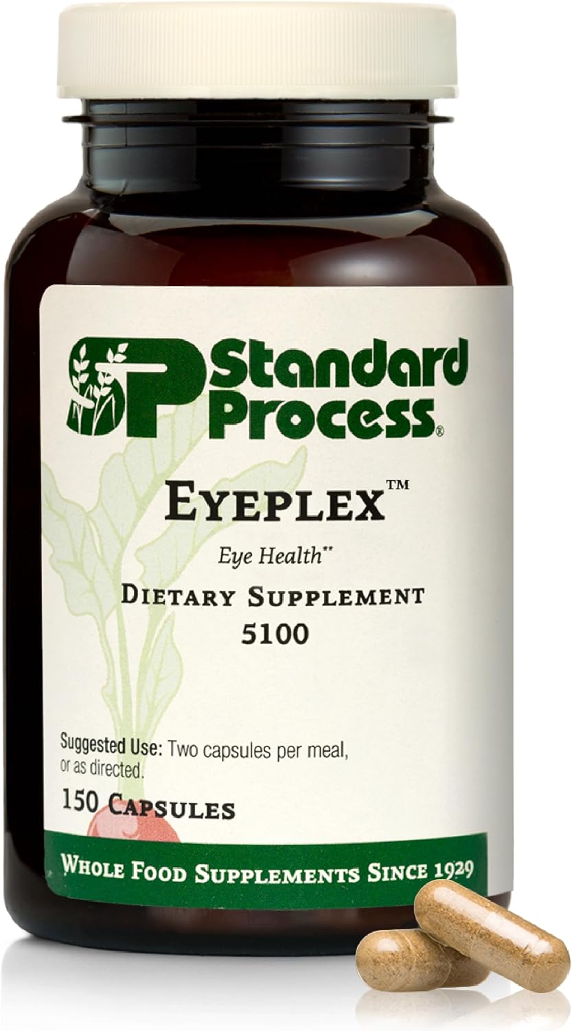 Standard Process Inc. Iplex - Whole Food Vascular Supplement, Eye Health and Eye Support with Shiitake Mushroom, Phosphoric Acid, Rice Bran