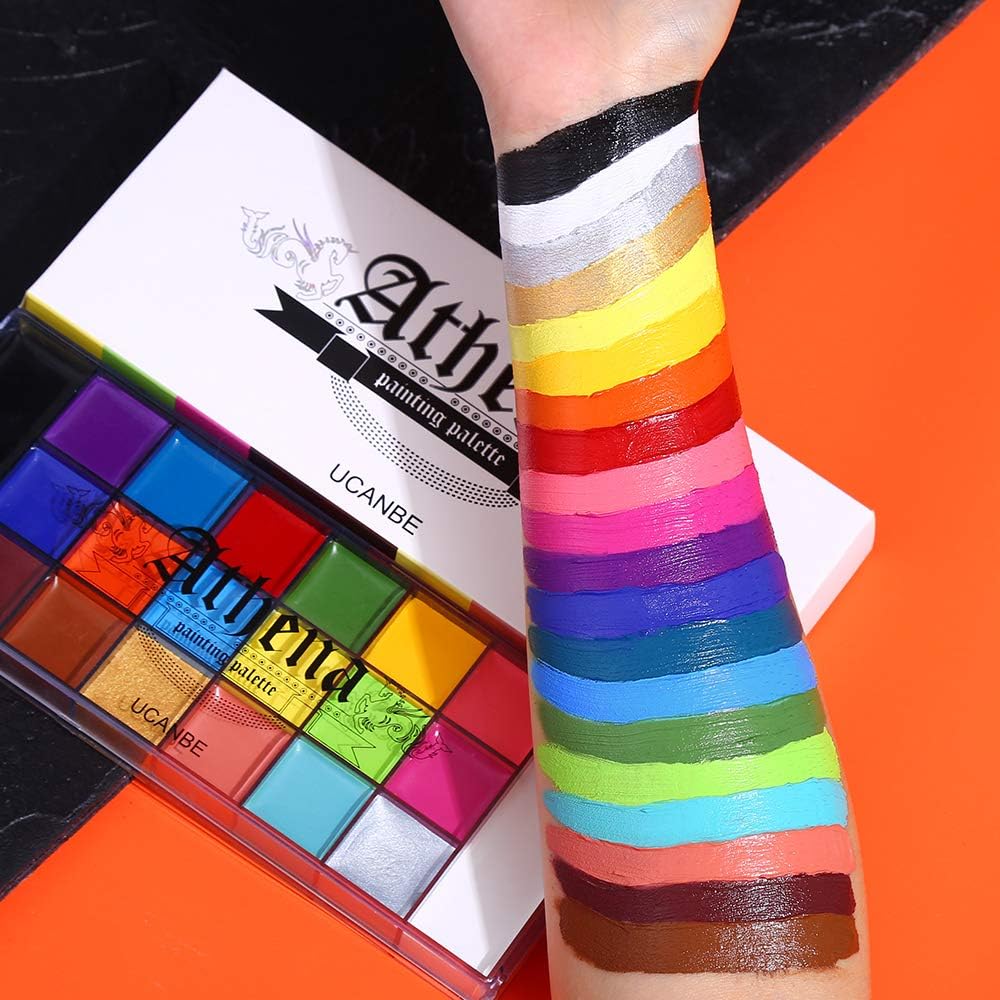 UCANBE Athena Face Body Paint Oil Palette