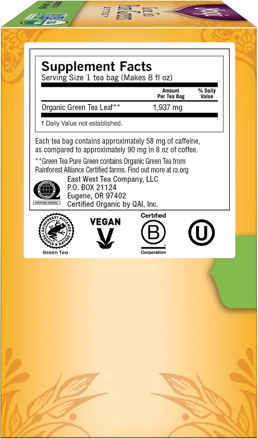 Yogi Tea, Green Tea Pure Green, 16 Count