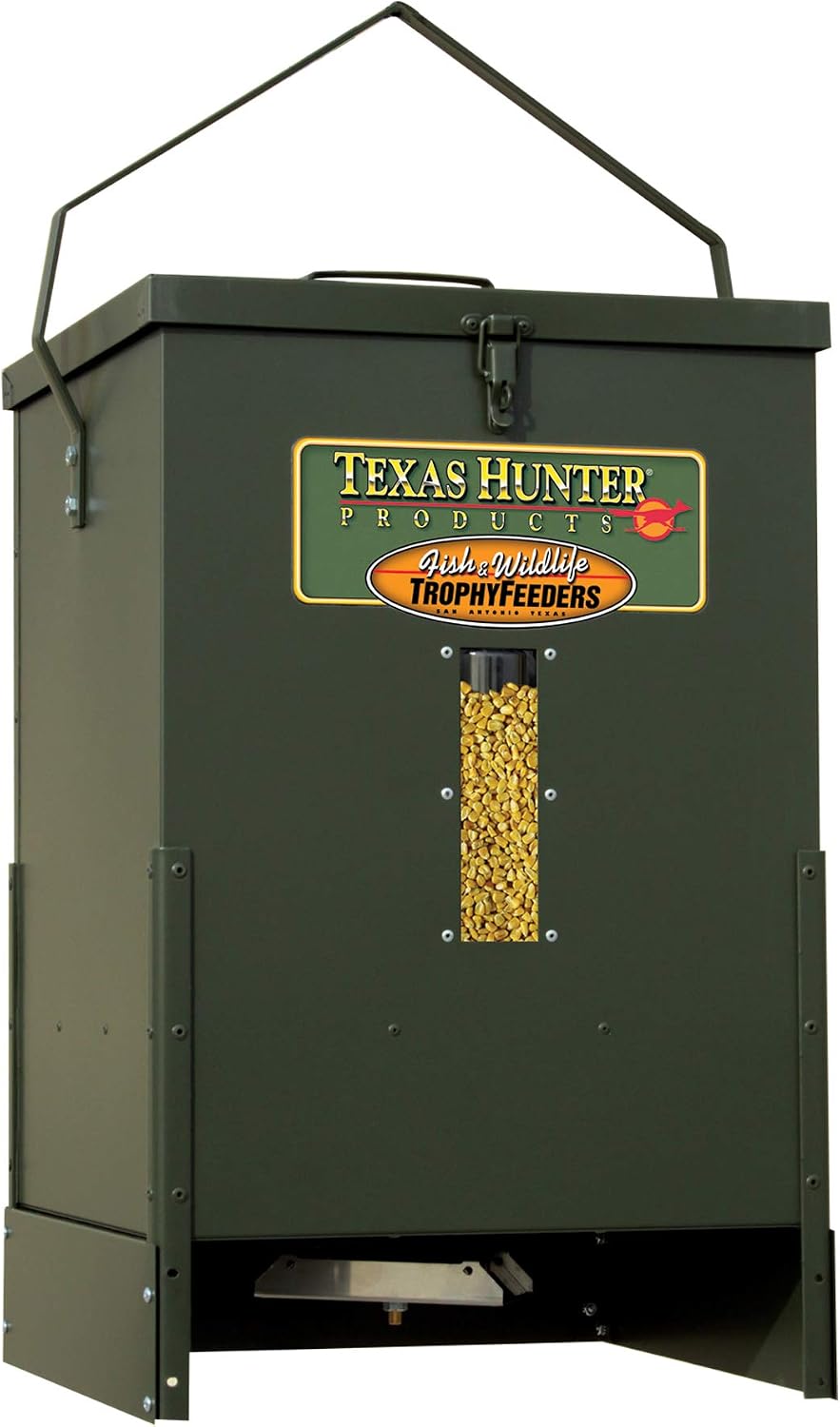 Texas Hunter 100lb. Capacity Hanging Wildlife Feeder - Model HF100W