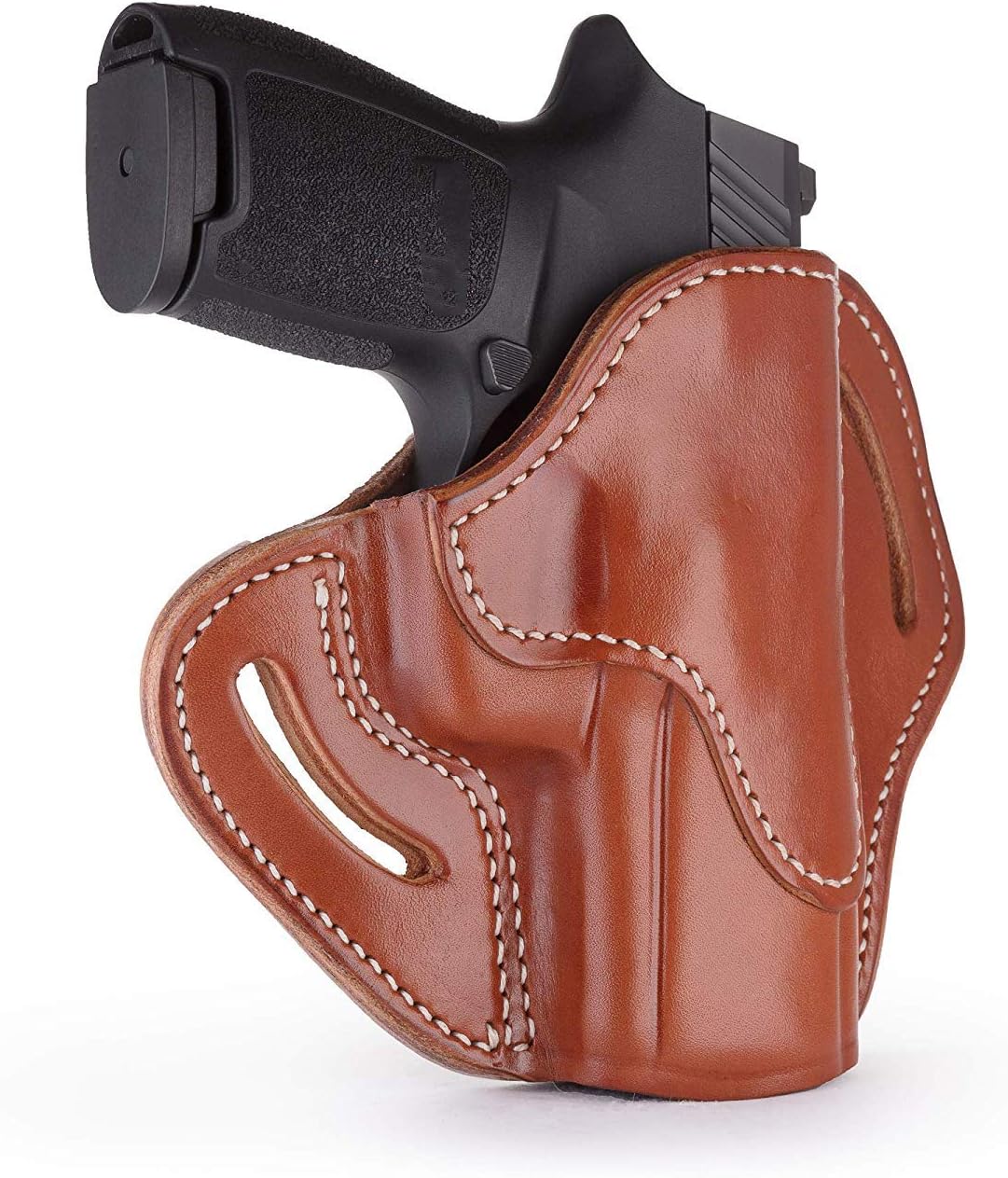 1791 Gunleather Holster Fits P320c, P229, H&K VP9, CZ P10C, Walther PDP | Right-handed OWB leather gun holster also fits CZ P10S, FN 509, H&K P2000, VP9SK, P30, Sig M18, Glock 45, Beretta PX4 Storm
