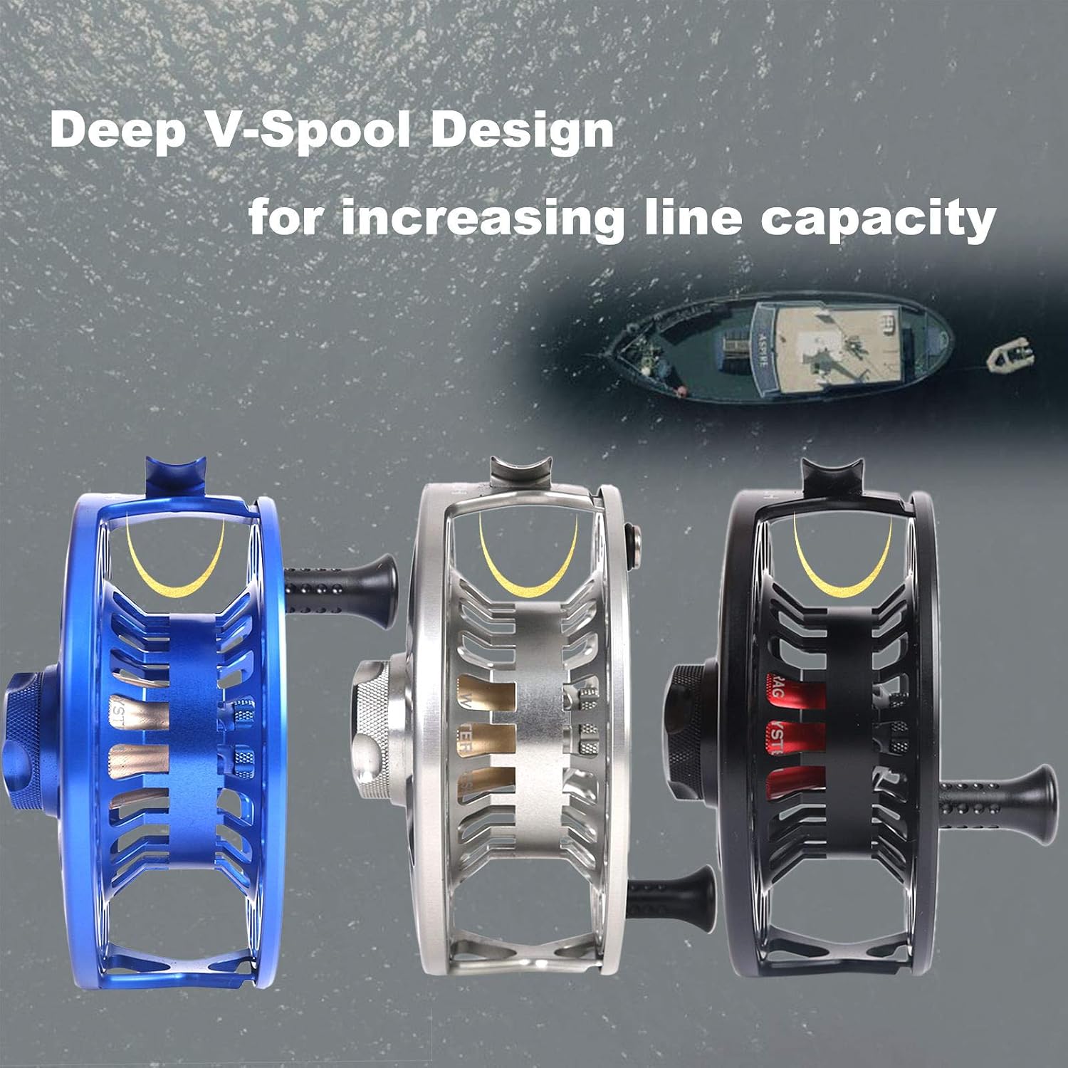 M MAXIMUMCATCH Maxcatch Sprint Expert Fully Sealed Saltwater Fly Fishing Reel CNC-machined Aluminum Alloy Body