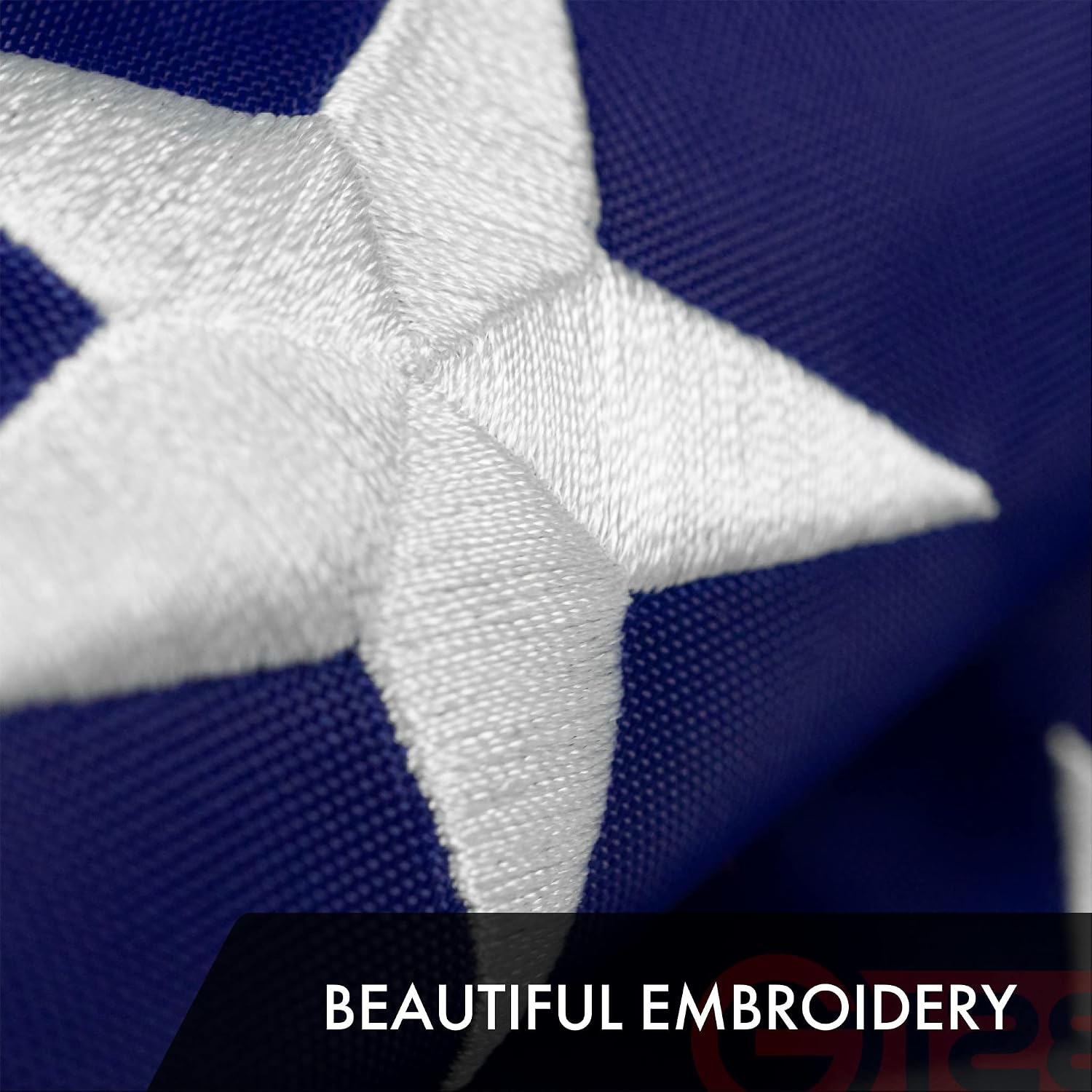 G128 American USA Flag | 5x8 Ft | ToughWeave Series Embroidered 300D Polyester | Country Flag, Embroidered Stars, Sewn Stripes, Indoor/Outdoor, Brass Grommets