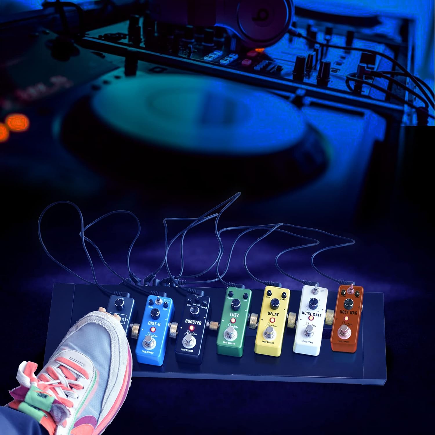 Vintage Vacuum Bluesy Guitar Effect Pedal,Electric Guitar Effect Sound Low Key Mild Clipping