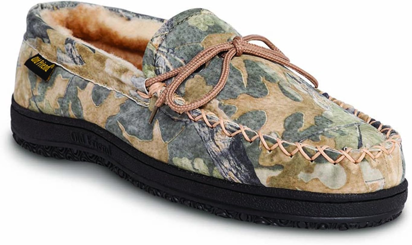 Old Friend Men’s Loafer Moccasin - Slip-On Indoor Outdoor Casual Comfort Shoes