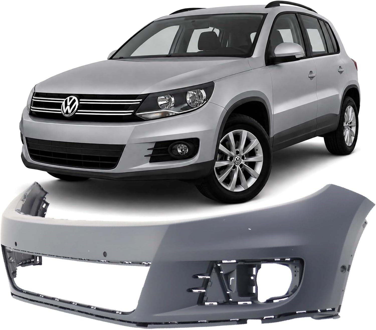 FitParts Compatible with Chevrolet Malibu 1997–2005 Front Bumper Cover