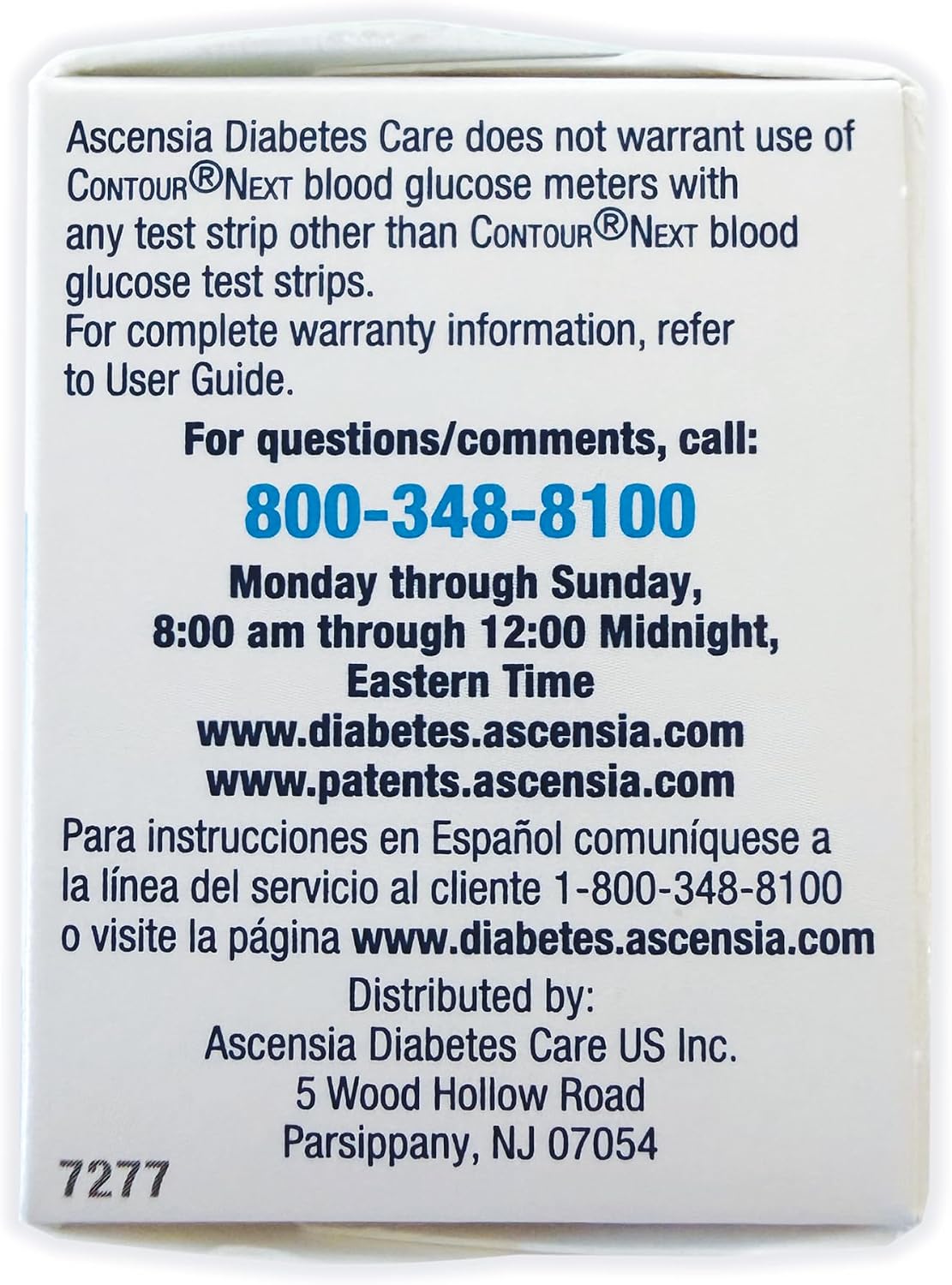 Ascensia CONTOUR NEXT Blood Glucose Diabetes Test Strips, 35 Count