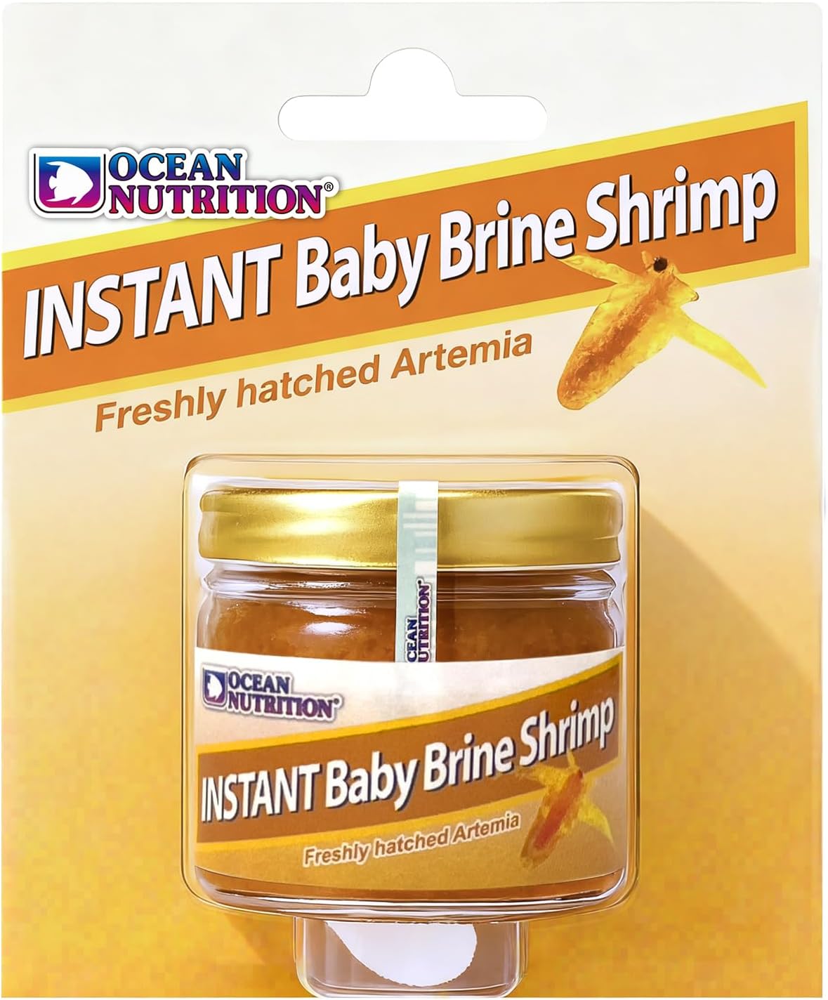 Ocean Nutrition Instant Baby Brine Shrimp Eggs 0.7oz (20g) in Saline Solution, Fish Tank Fry