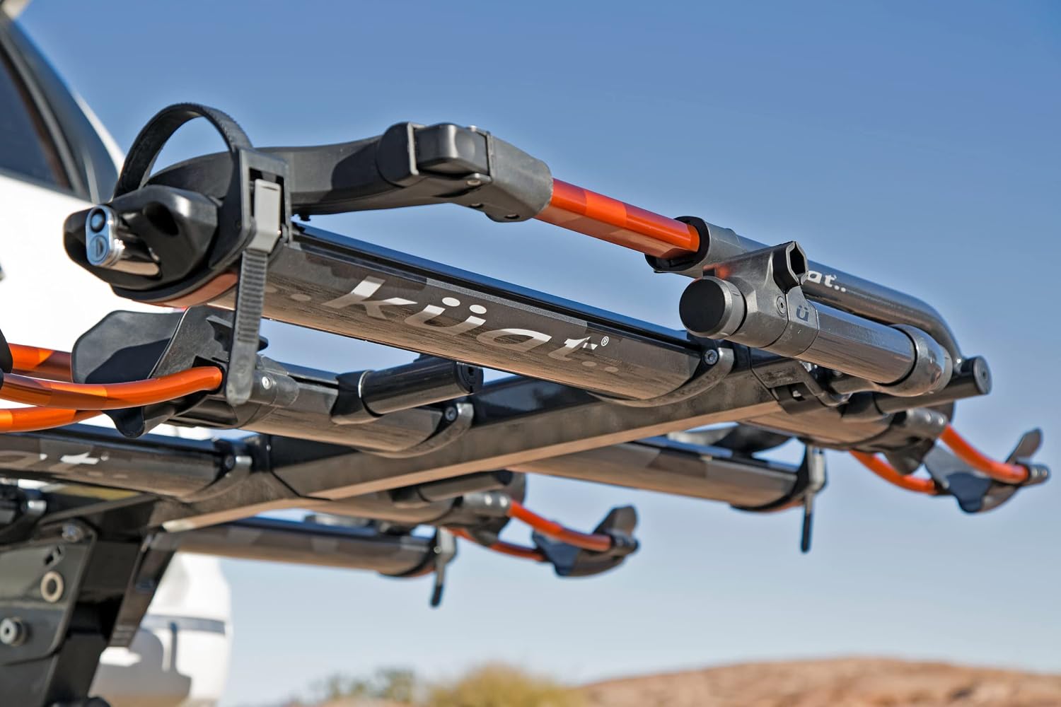 Kuat NV Add-On 2.0-2" - +2-Bike Rack, Black Metallic (NA22B) | Increases 2" NV 2.0 to a 4-Bike Hitch Rack, Rugged All-Metal Construction, E-Bike Compatible, Easy Installation