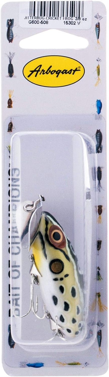 Arbogast Jitterbug Topwater Bass Fishing Lure - Excellent for Night Fishing