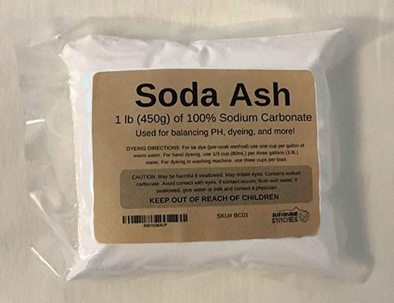 Soda Ash - 1 Pound